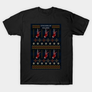 Christmas Sweater Stocking of Holding - Board Games TRPG Design - Board Game Art T-Shirt